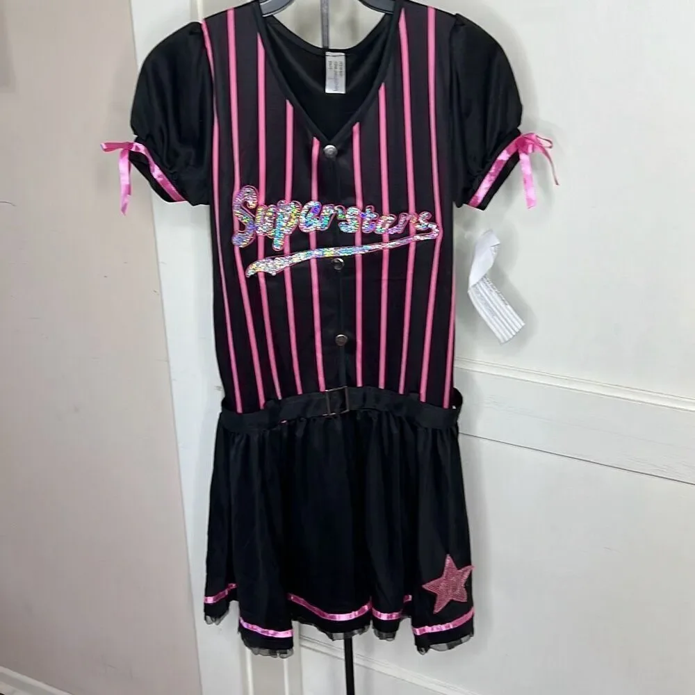Dreamgirl Super Baseball Superstars Cutie Halloween Costume Teen Girls Size Smal